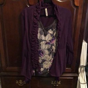 Cami and cardigan set